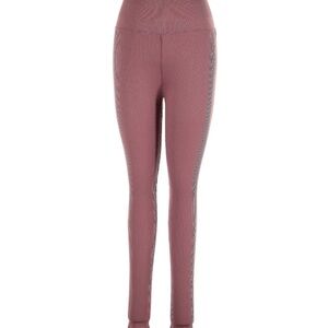 SPIRITUAL GANGSTER Purple Mauve RIBBED LEGGINGS Medium